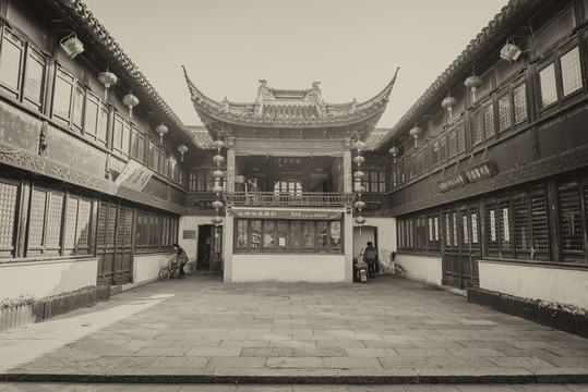 江南水鄉(xiāng)蘇州古鎮(zhèn)老照片