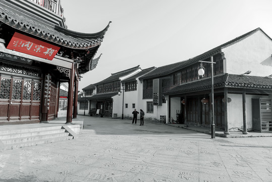 江南水鄉(xiāng)蘇州古鎮(zhèn)老照片