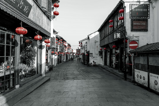 江南水鄉(xiāng)蘇州古鎮(zhèn)老照片