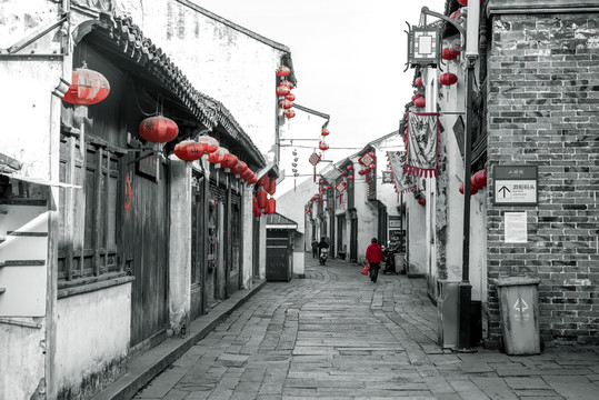 江南水鄉(xiāng)蘇州古鎮(zhèn)老照片