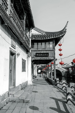 江南水鄉(xiāng)蘇州古鎮(zhèn)老照片
