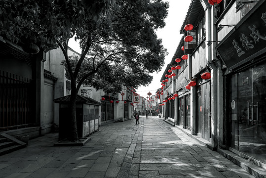 江南水鄉(xiāng)蘇州古鎮(zhèn)老照片