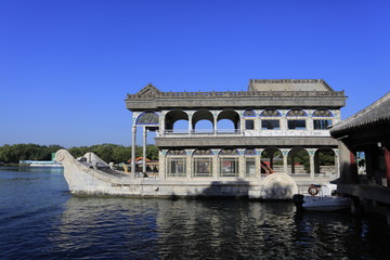 頤和園 石舫 清晏舫