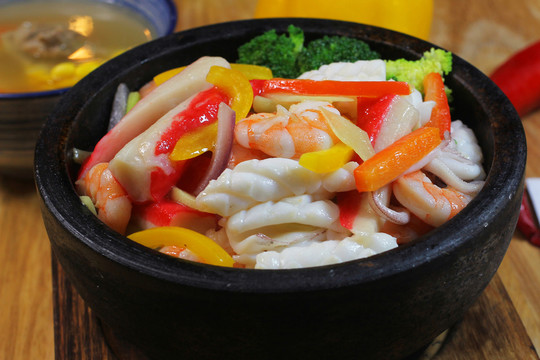海鮮石鍋飯