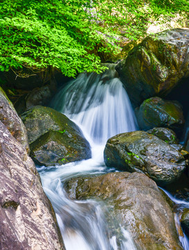 高山流水瀑布聚寶盆