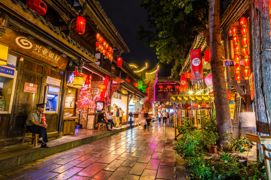 錦里夜景風(fēng)光