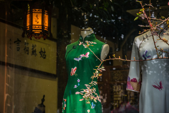旗袍櫥窗 姑蘇