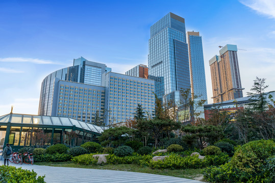 城市現(xiàn)代建筑青島香格里拉大酒店