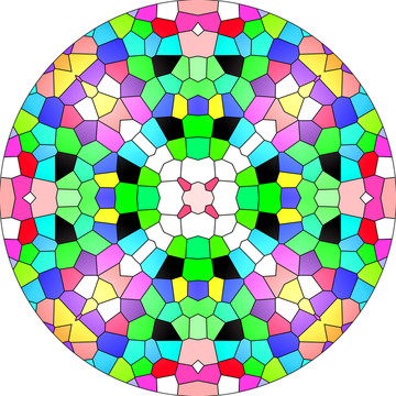 透光彩色玻璃