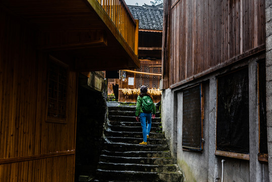 吊腳樓盛家壩