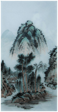 禪意 水墨山水畫