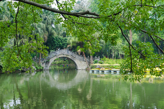柳州 柳候公園 福民橋 風(fēng)雨橋