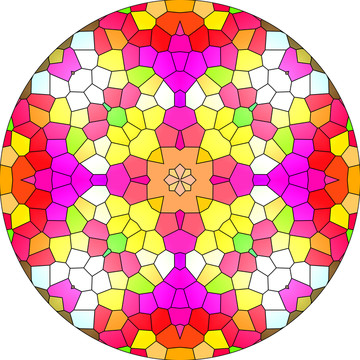 彩色花窗