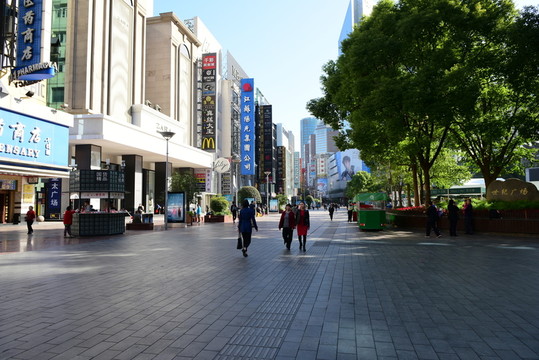 上海南京路步行街