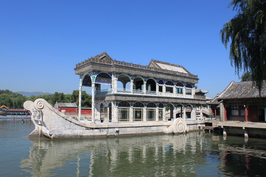 北京頤和園畫舫