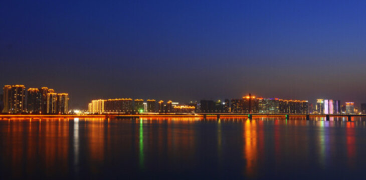 杭州錢江新城夜景