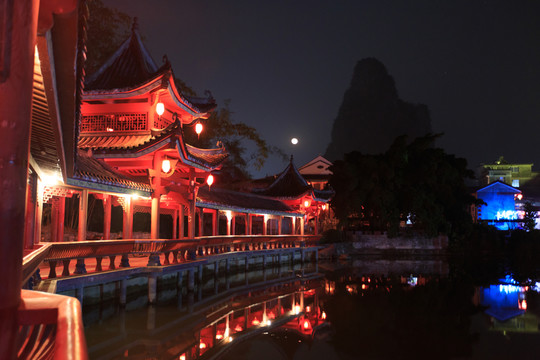 黃姚古鎮(zhèn) 夜色