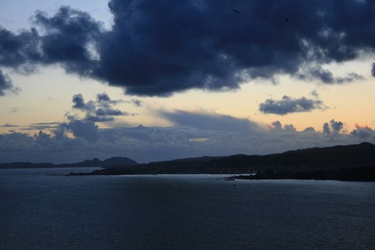 夕陽在st。
