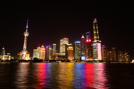 上海陸家嘴夜景
