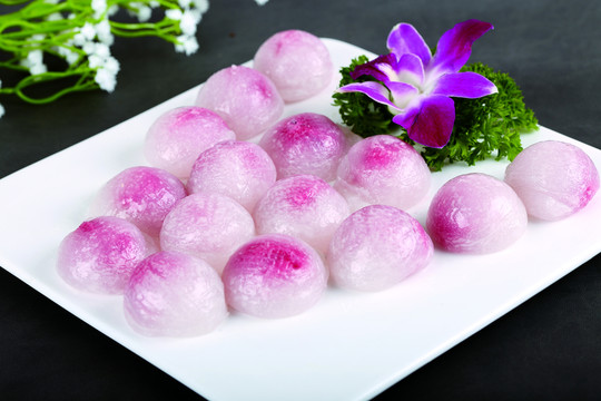藍(lán)莓水晶糕
