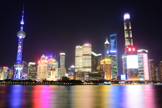 上海陸家嘴夜景