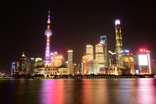 上海陸家嘴夜景