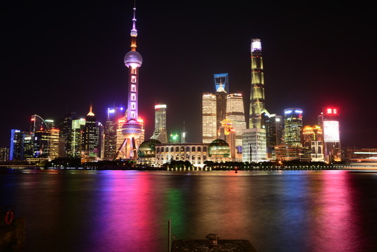 上海陸家嘴夜景