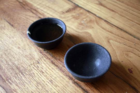 冰磧巖茶杯