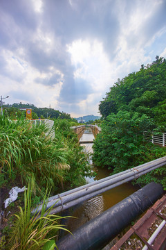 惠州金山河支流