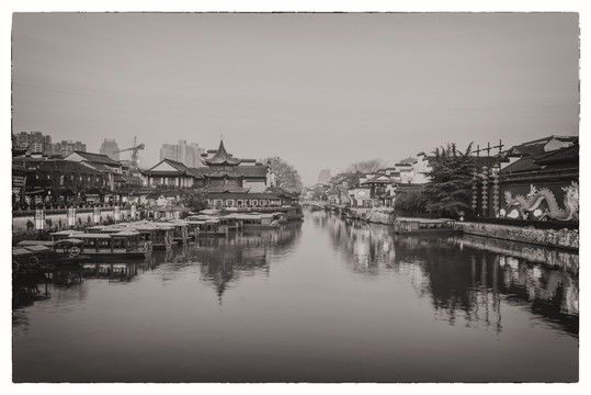 老南京秦淮河懷舊照片