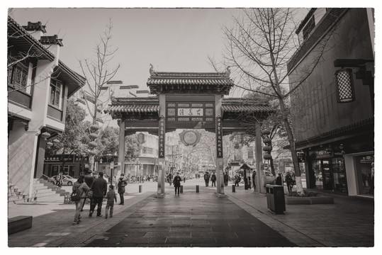 南京夫子廟懷舊照片