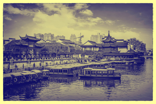 老南京秦淮河懷舊照片