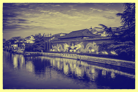 老南京街景