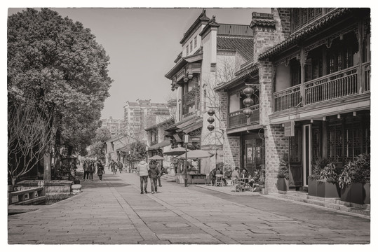 老南京街景