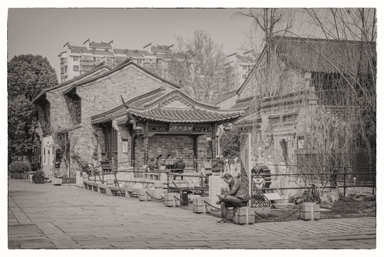 老南京街景