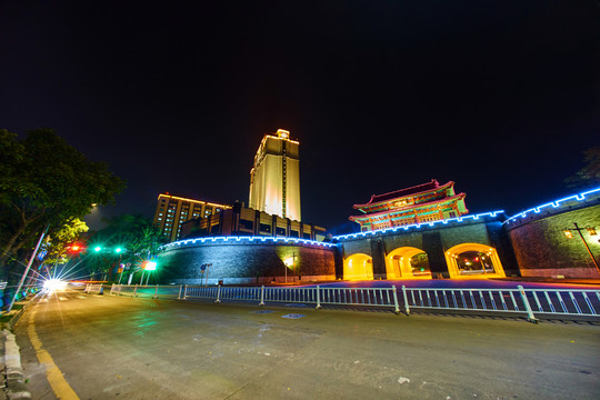 惠州朝京門夜景