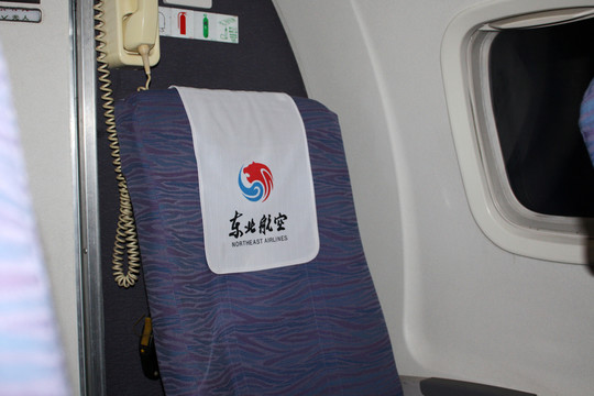 東北航空 支線飛機 客艙