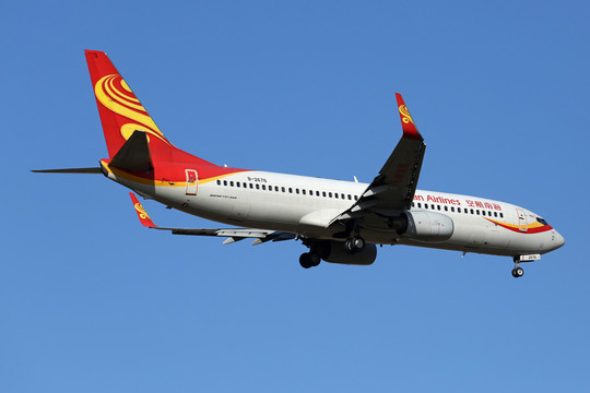 飛機降落 民航 海南航空