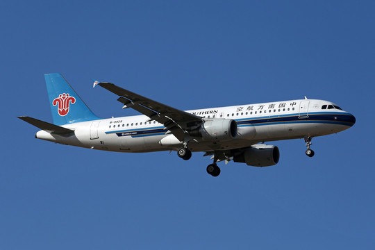 飛機降落 民航 中國南方航空