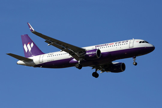 飛機降落 民航 西部航空
