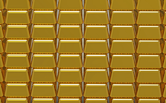 金色的