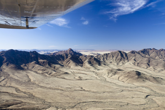 namib-naukluft國家公園從空中