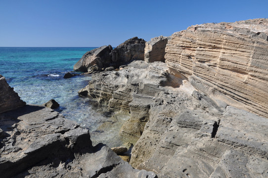 馬略卡島附近的海岸