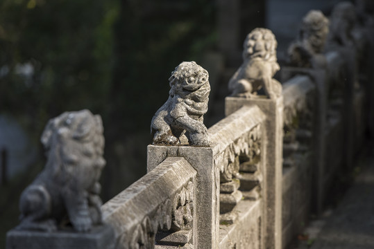 杭州西湖石獅子