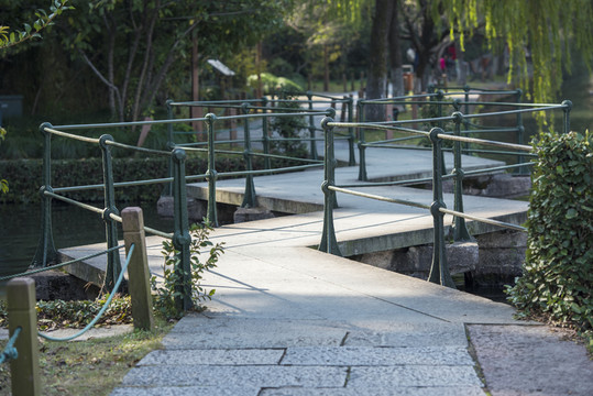 杭州西湖孤山石橋