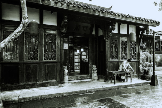 成都古鎮(zhèn)懷舊照片