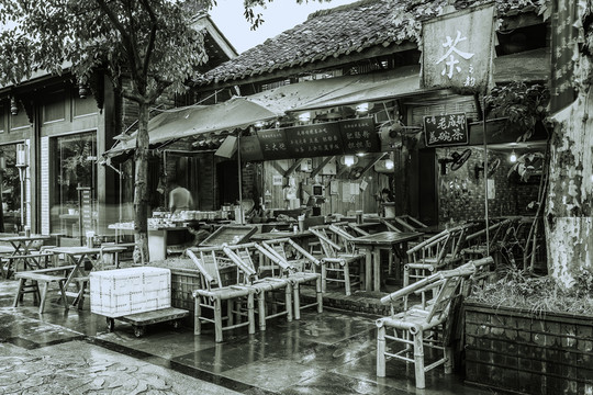 成都古鎮(zhèn)懷舊照片