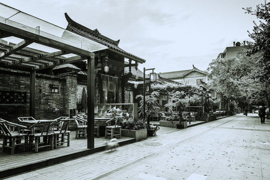 四川古鎮(zhèn)老照片