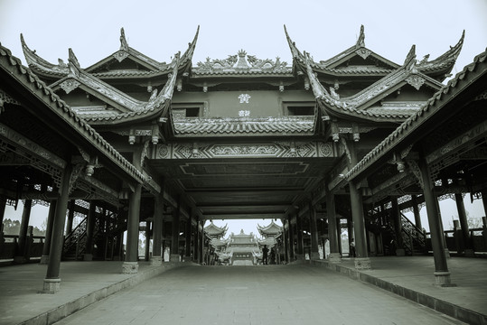 四川古鎮(zhèn)懷舊照片