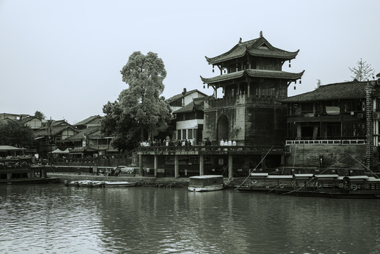 四川古鎮(zhèn)懷舊照片